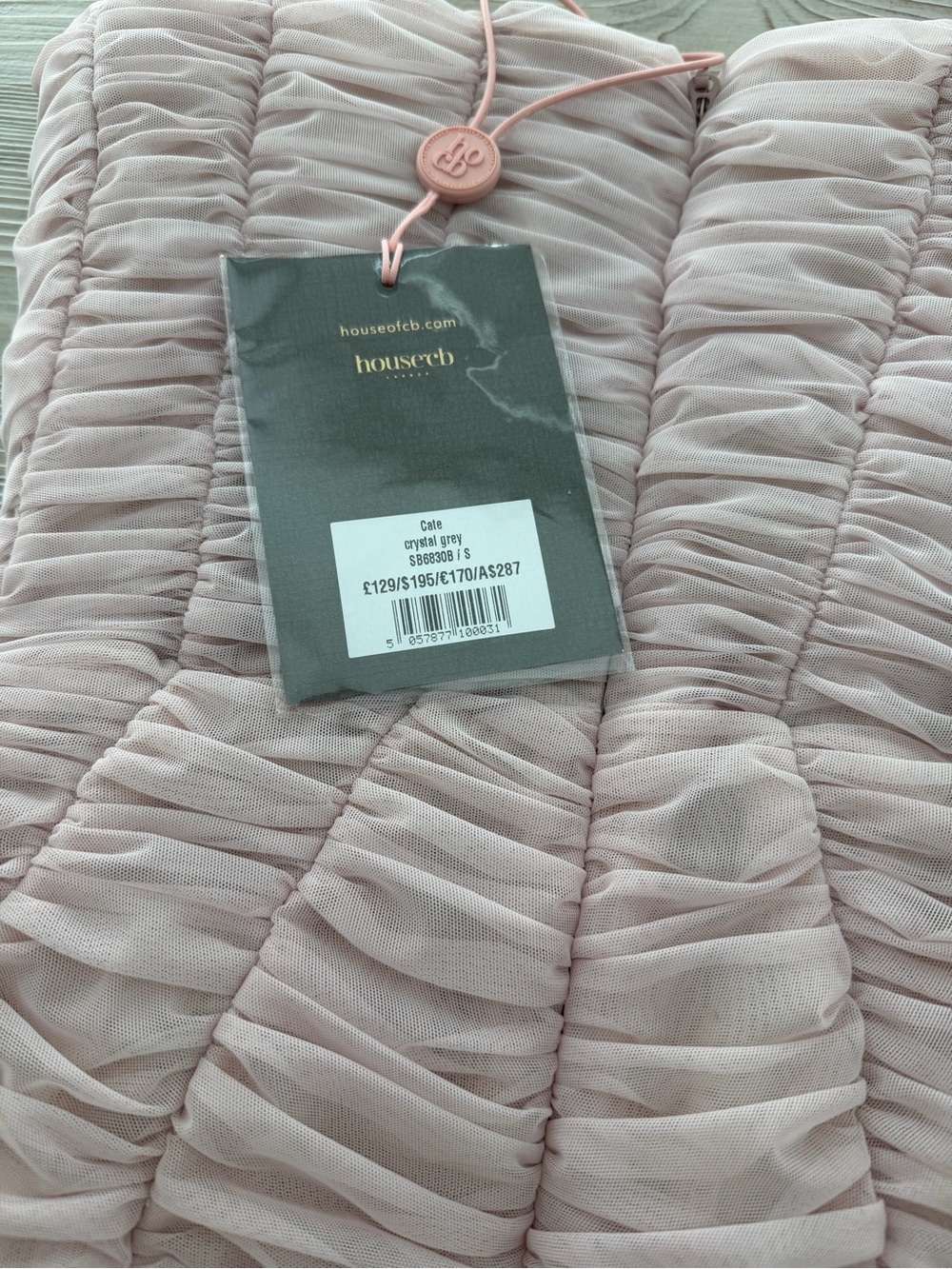 House of CB Cate  Dress in Blush Pink - Picture 13 of 13
